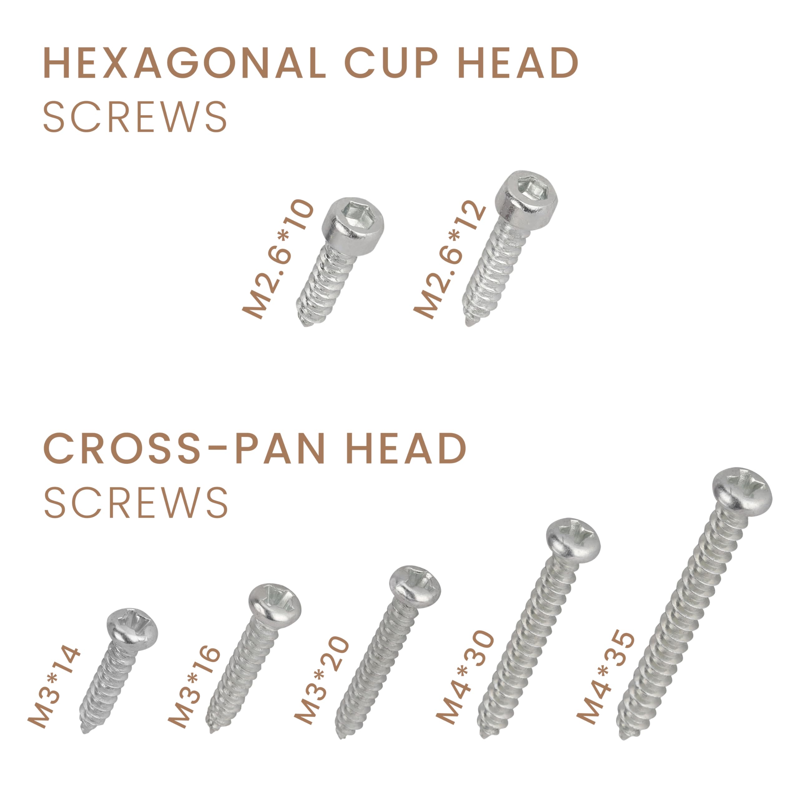 Belle Vous 850-Piece Assorted Self-Tapping Screws With - View #11