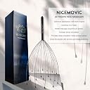 NICEMOVIC 2 Pack Scalp Head Massager with 20 Fingers Scalp Head Scratcher for Hair Stimulation Body Relaxing(Black & Black) gallery image