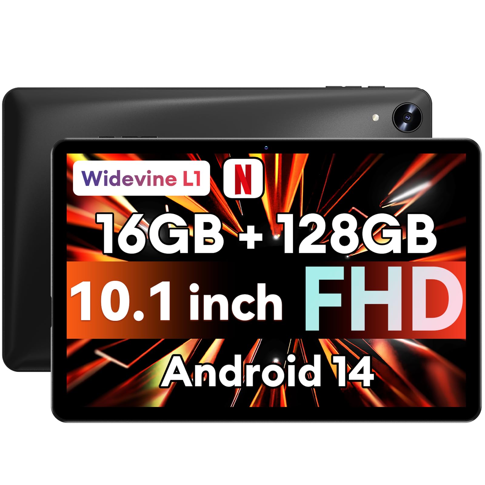 Alphawolf Android Tablet 10 inch, L1A FHD 1920 * 1200 Display Octa 