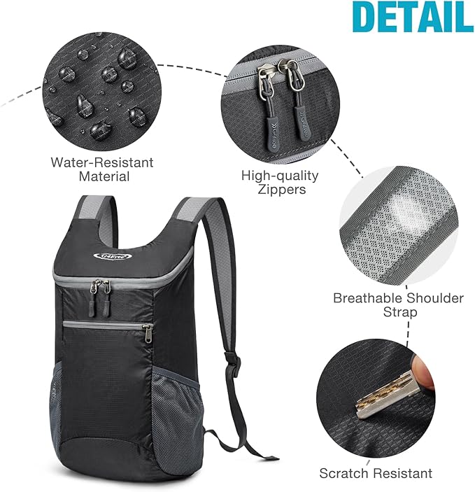 Mochila de Senderismo G4Free Plegable 11L Ligera miniatura 6