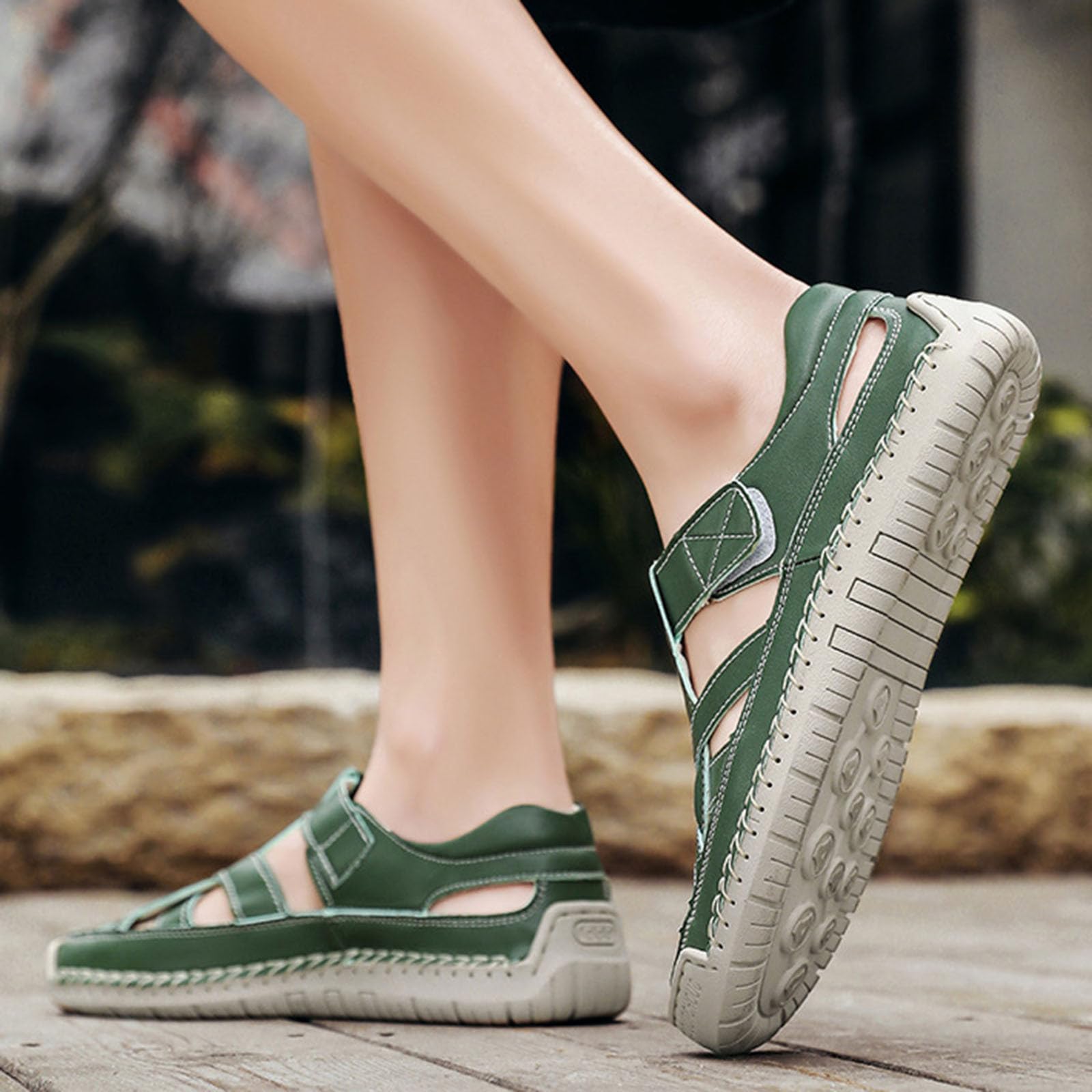 Genérico Sandalias deportivas informales para hombre cómodo diseño transpirable para caminatas senderismo y playa ideal para uso diario y vacaciones
