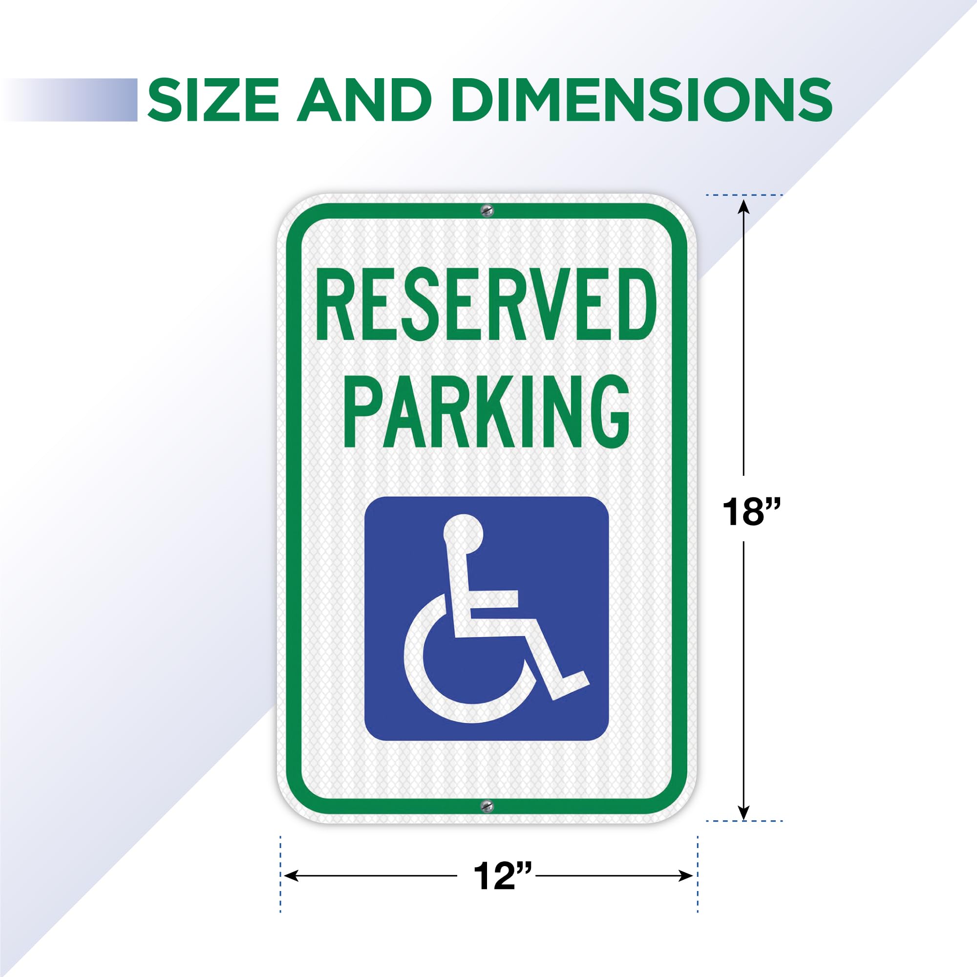 Señal de estacionamiento reservado
