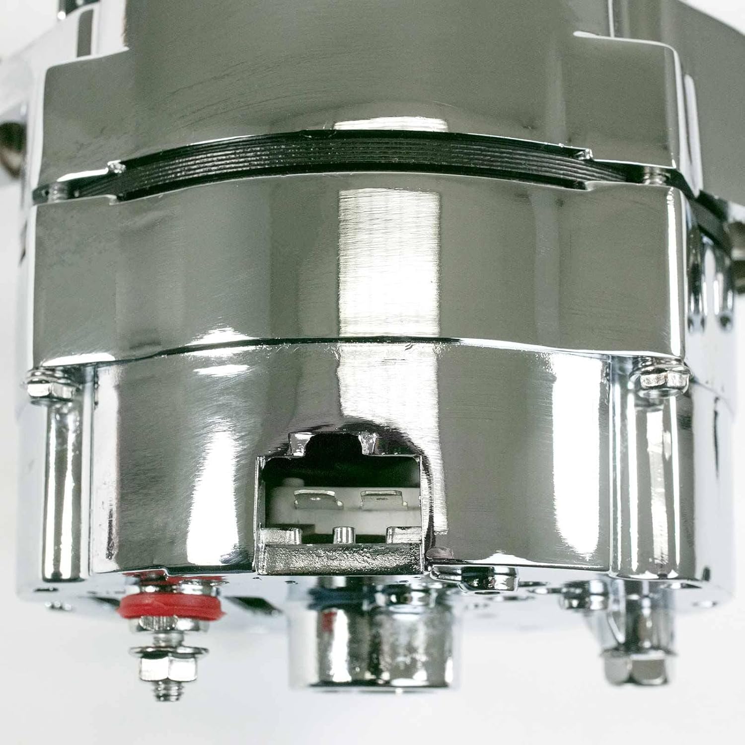 Top Street Performance ES1001C Chrome 110 Amp Alternator with 1/3 Wire Setup