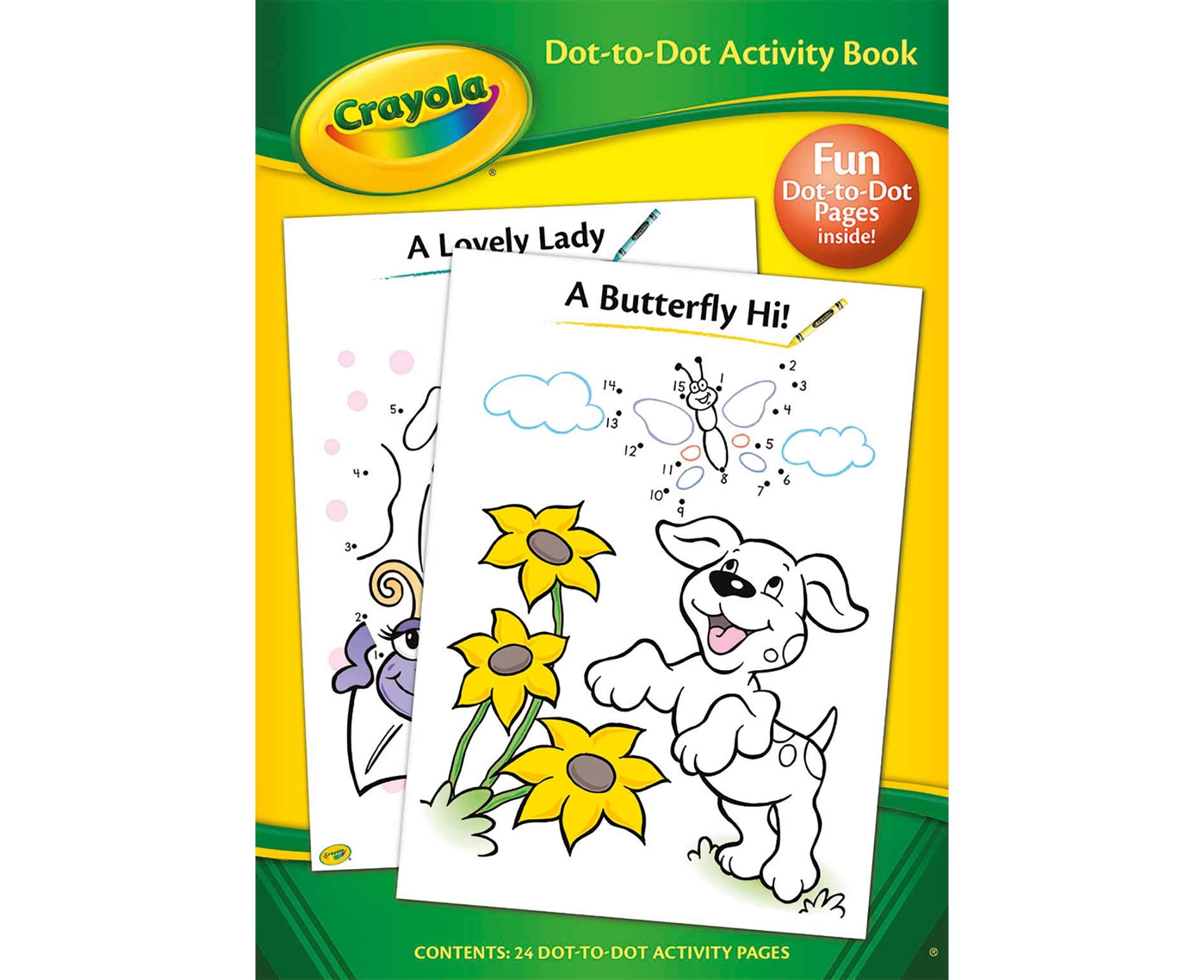 Alligator Books Crayola Dot To Dot Activity Book