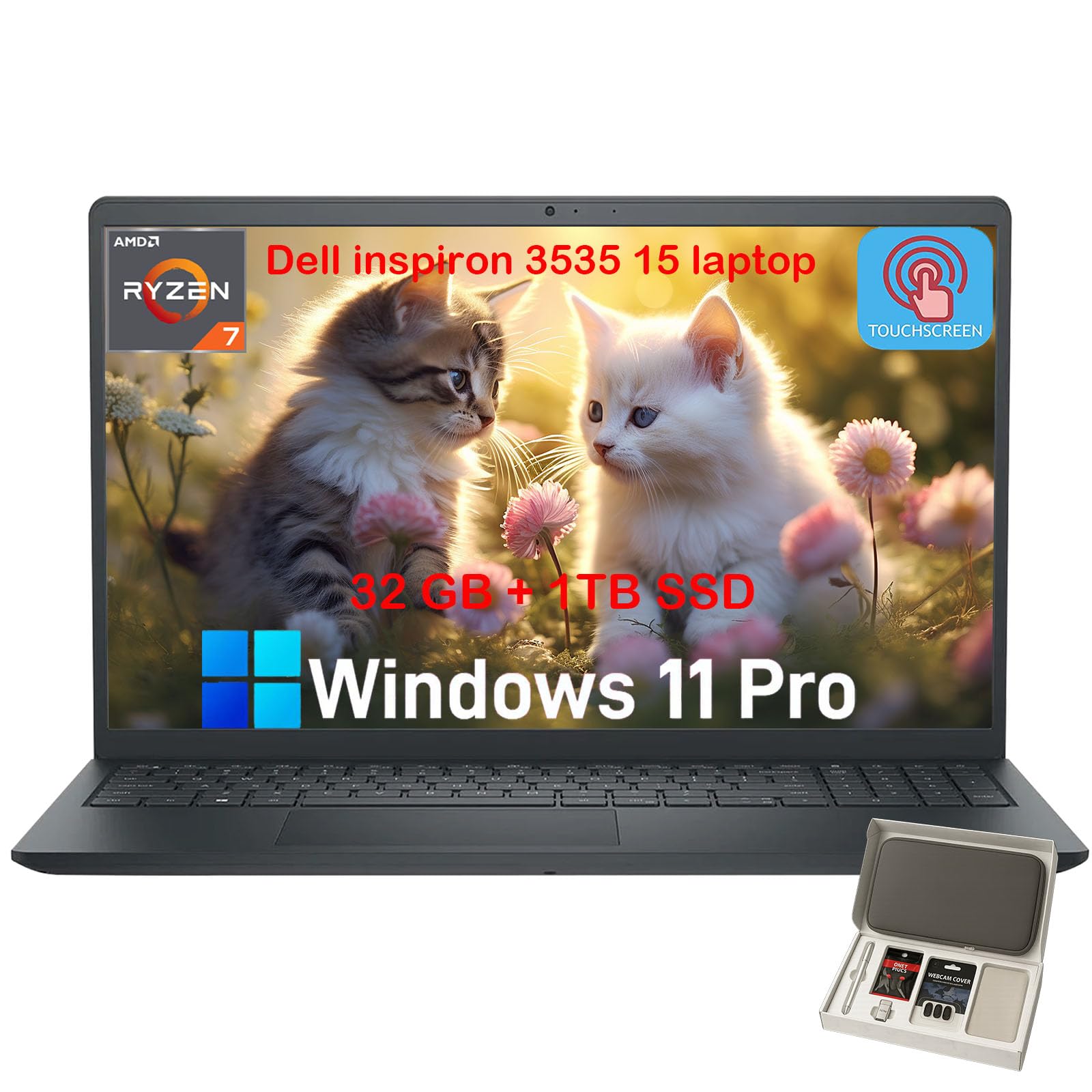 Amazon.com: Dell Inspiron 15 3535 Touchscreen Laptop
