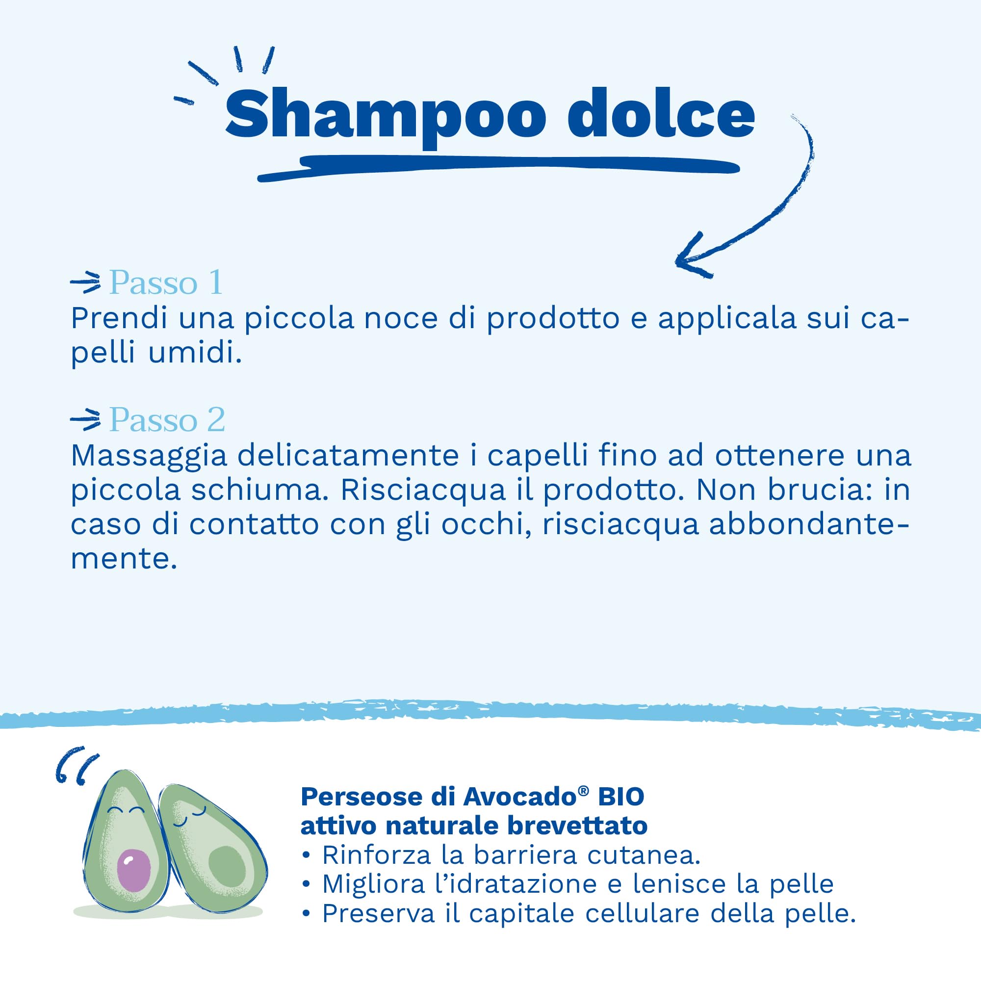Mustela Shampoo Dolce al Perseose di Avocado BIO e Camomilla, Corpo e Capelli, Neonati, Bambini, Tutta la Famiglia - Evita la Formazione dei Piccoli Nodi, Non Brucia (200ml)
