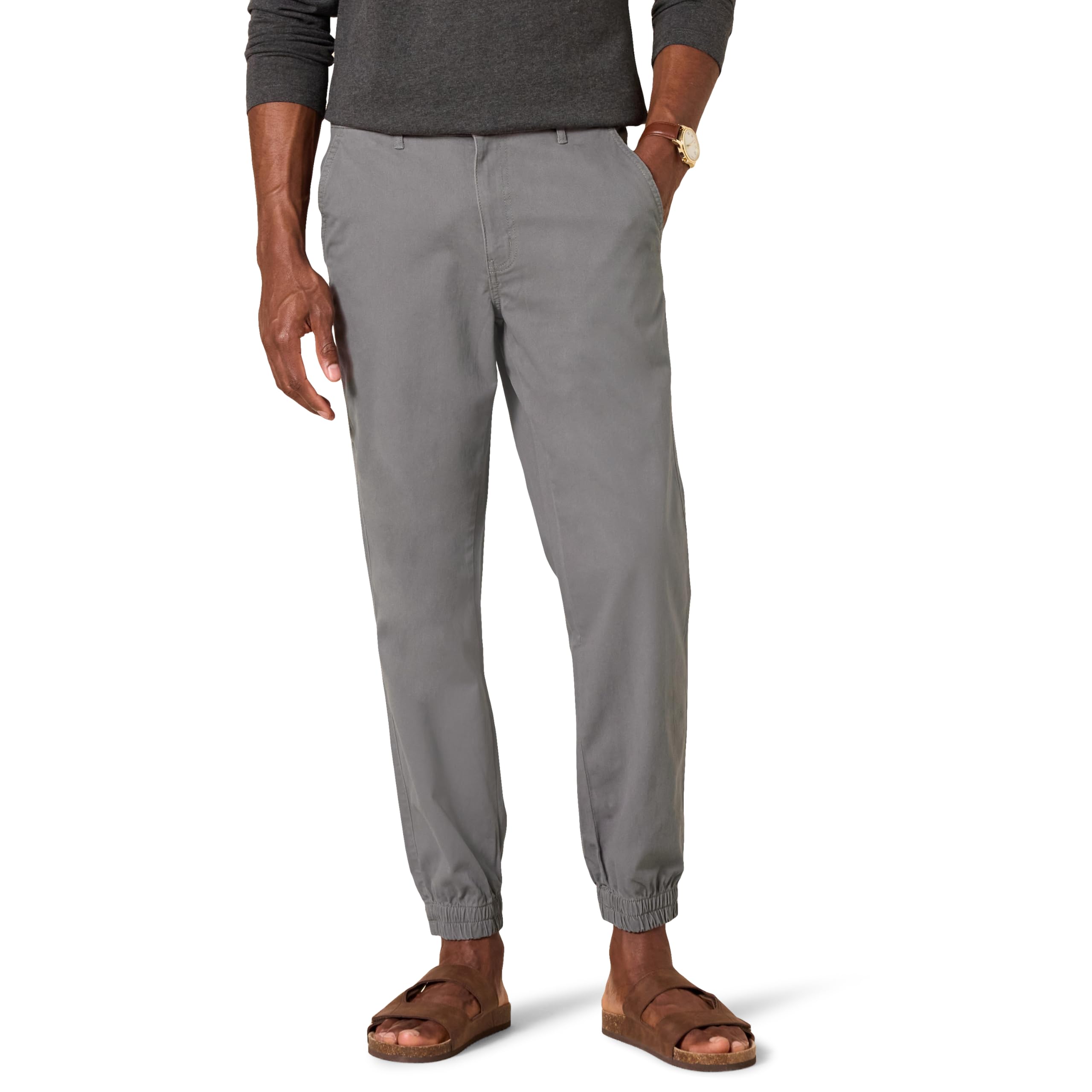 Amazon EssentialsMen's Straight-Fit Chino Jogger Trousers