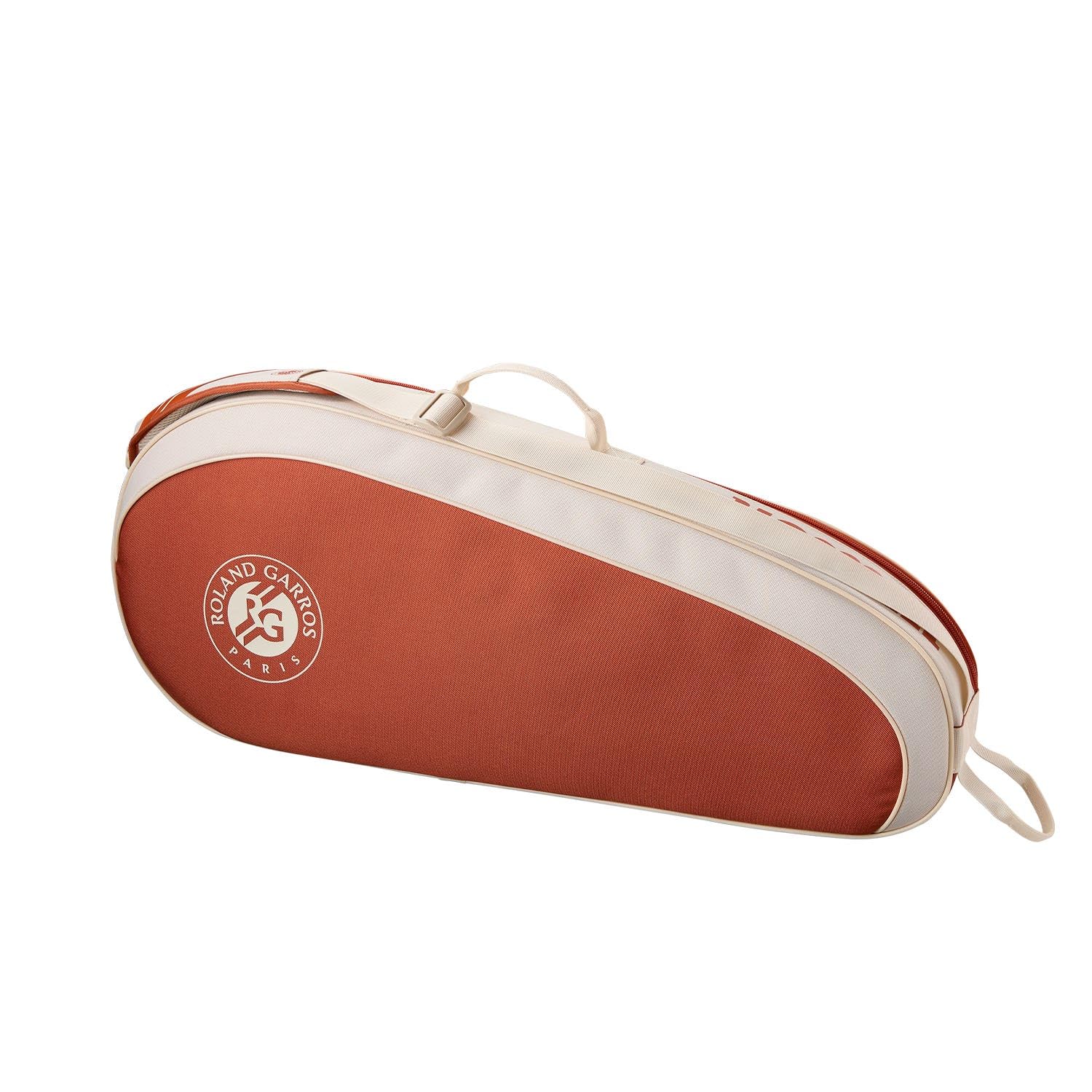 Wilson Roland-Garros 2025 Team 3 Pack, with a Spacious Accessory Pocket, and Adjustable Strap, Provides Complete Racket Protection, Colour: Cream/Clay