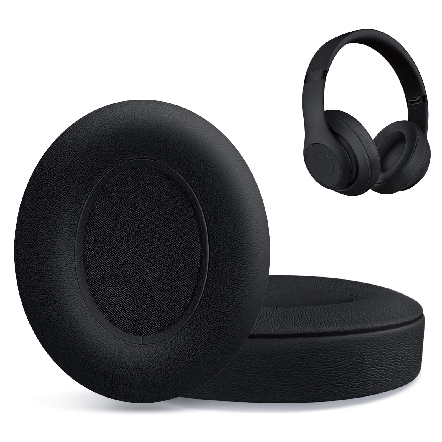 Studio Wireless 、Studio、Solo有線 パット劣化 3点 Replacement Ear Pads for Beats Studio 2 & Studio 3 Wired