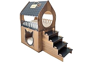 Modern Dog House: QPR PET X-Large Wooden Pet Castle