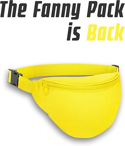 Miniatura 3 de Missmoon - Riñonera ajustable con 2 cremalleras para viajes deportes correr senderismo caminar ciclismo cintura riñonera para hombres tejidos