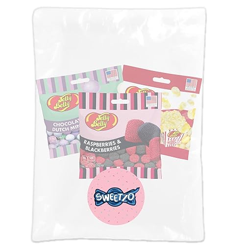 Miniatura 7 de Caramelos holandeses de gomitas de chocolate, mentas, frambuesas y moras y palomitas de maíz con mantequilla, surtido de dulces únicos, caramelos en