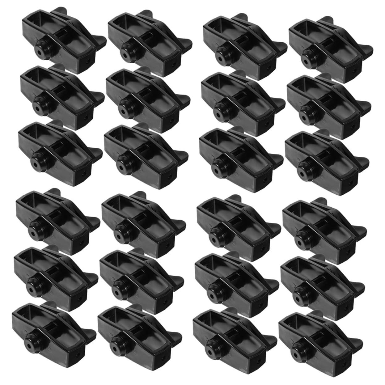 Tenditore per Cavo e Corda 24 Pezzi Abs Nero Resistente
