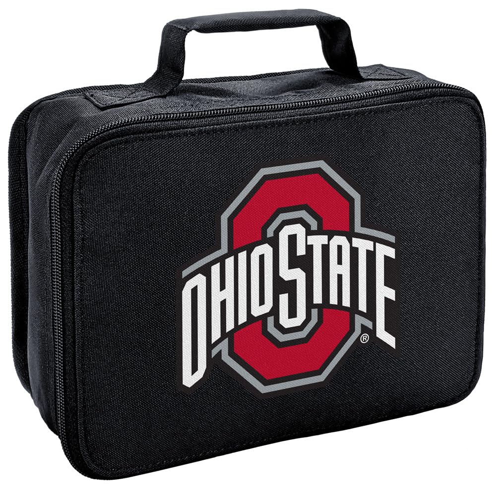 Campus Lab The Ohio State University Primary Logo Insulated Soft Sided Lunch Box - Reusable Lunch Bag For School Office Work, BPA Free