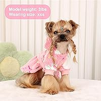 Vista 13 de Suéter para perro, ropa para cachorros, para perros pequeños, niño, niña, mascotas, sudaderas para perros clima frío, abrigos de perrito, sudadera