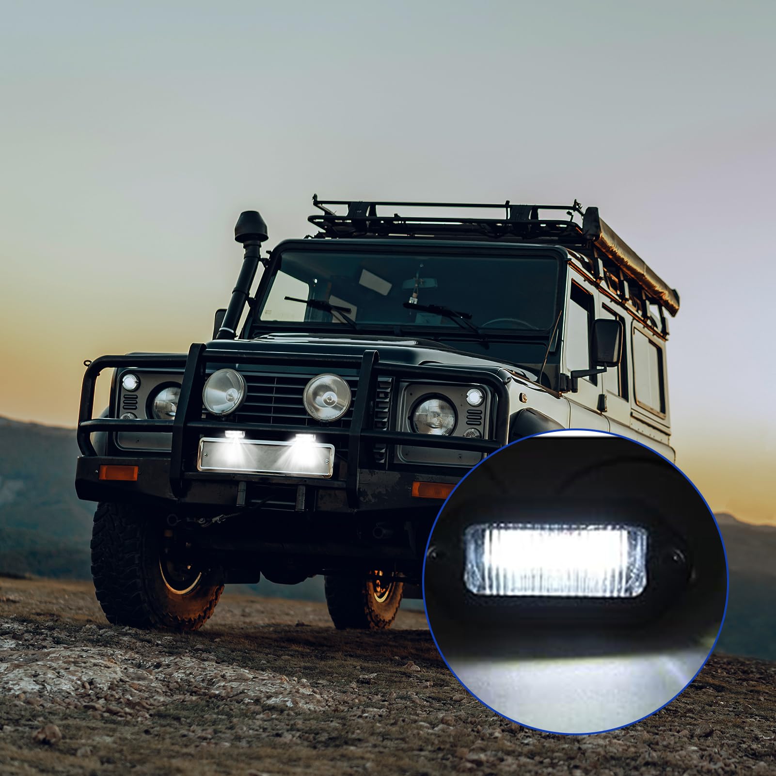 2 Luci Targa LED Impermeabili Per Auto - 12V/24V, Bianco 6500K, Per Auto, Camper, Barche - Foto 4