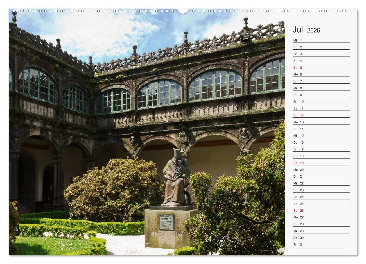 Der Nordwesten Spaniens (hochwertiger Premium Wandkalender 2026 DIN A2 quer), Kunstdruck in Hochglanz: Bezaubernde Vielfalt im Nordwesten der ... bis an die Küste Galiziens (CALVENDO Orte)