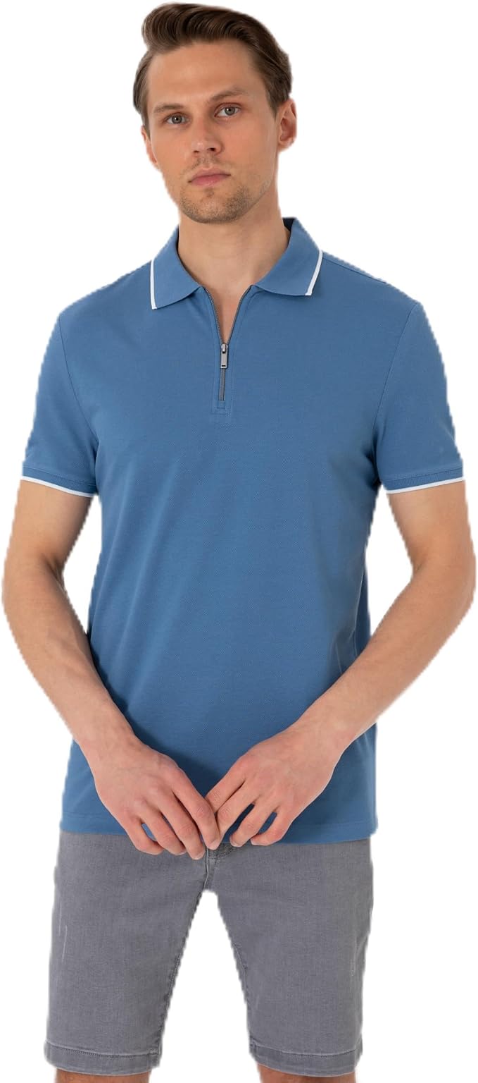 Pierre Cardin Erkek Koyu Mavi Tişört 50307516-VR032