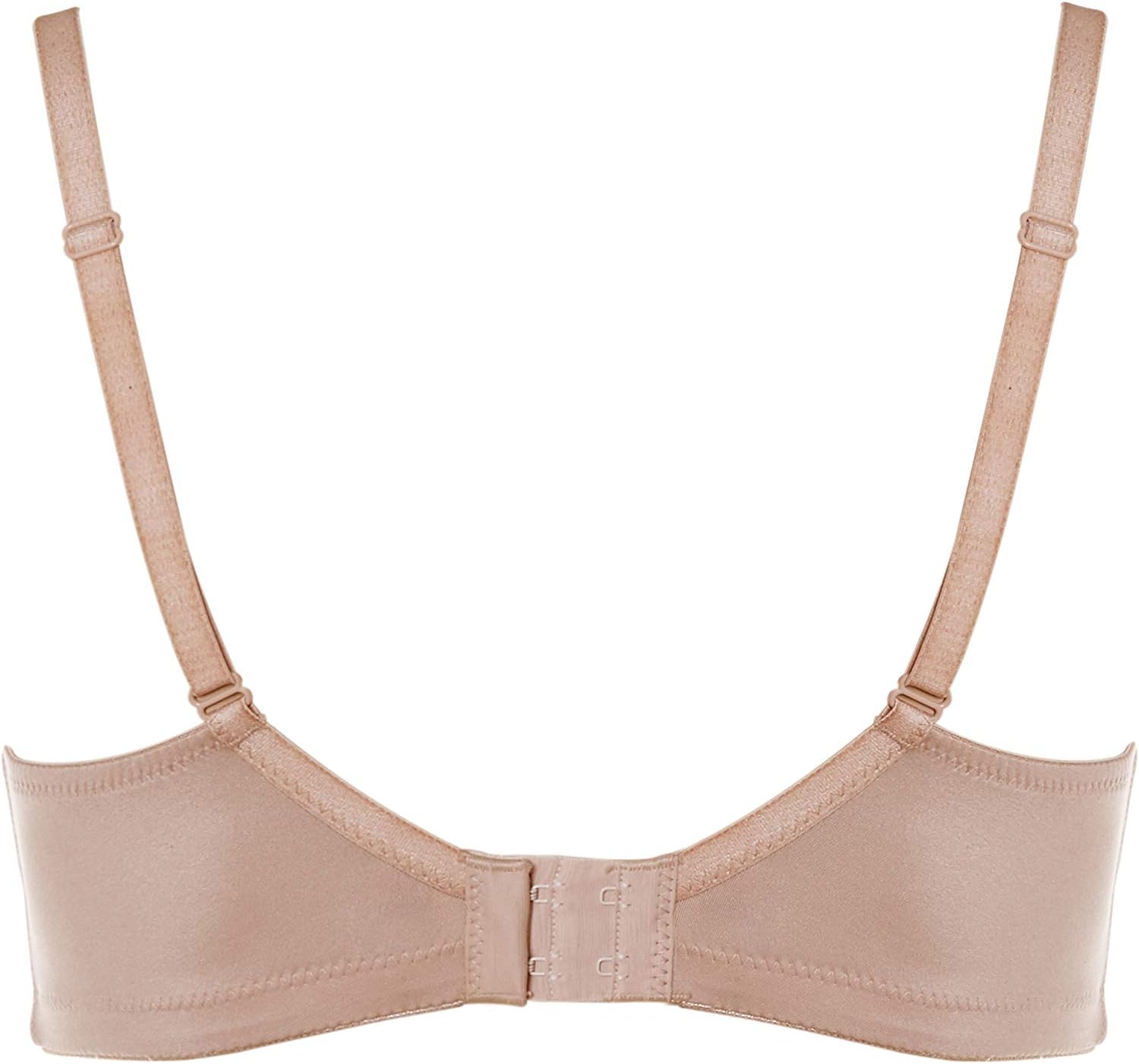 Royce Lingerie Supreme Comfort Bra in Blush. Womens Bras & Underwear. Non Padded & Seam Free T Shirt Bra