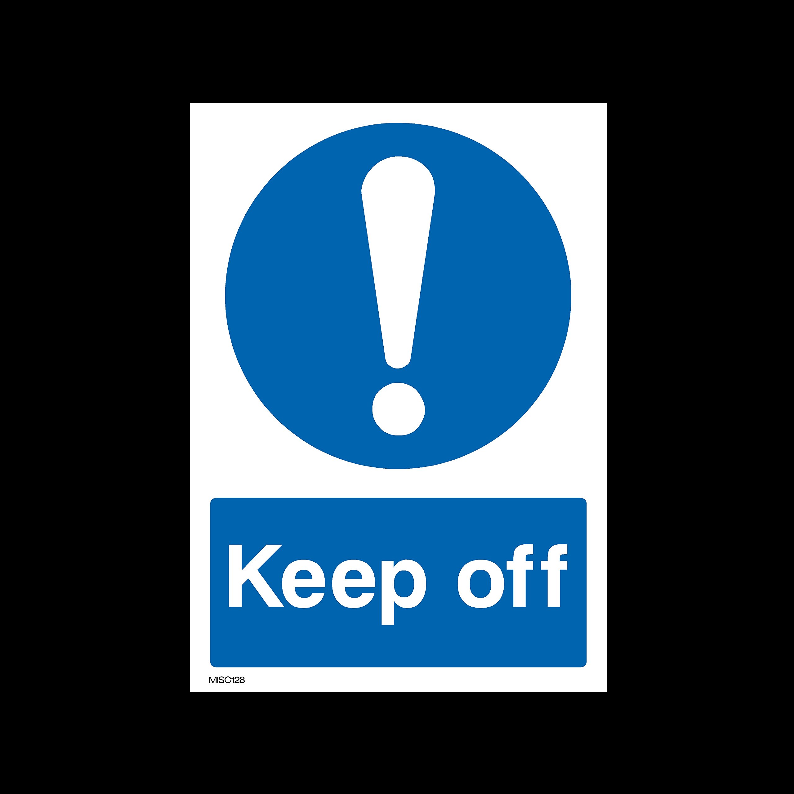 Ussp&S Keep Off Plastic Sign (Misc128) - No Parking, Private Property, Access, Disabled Parking, Vehicle, Warning