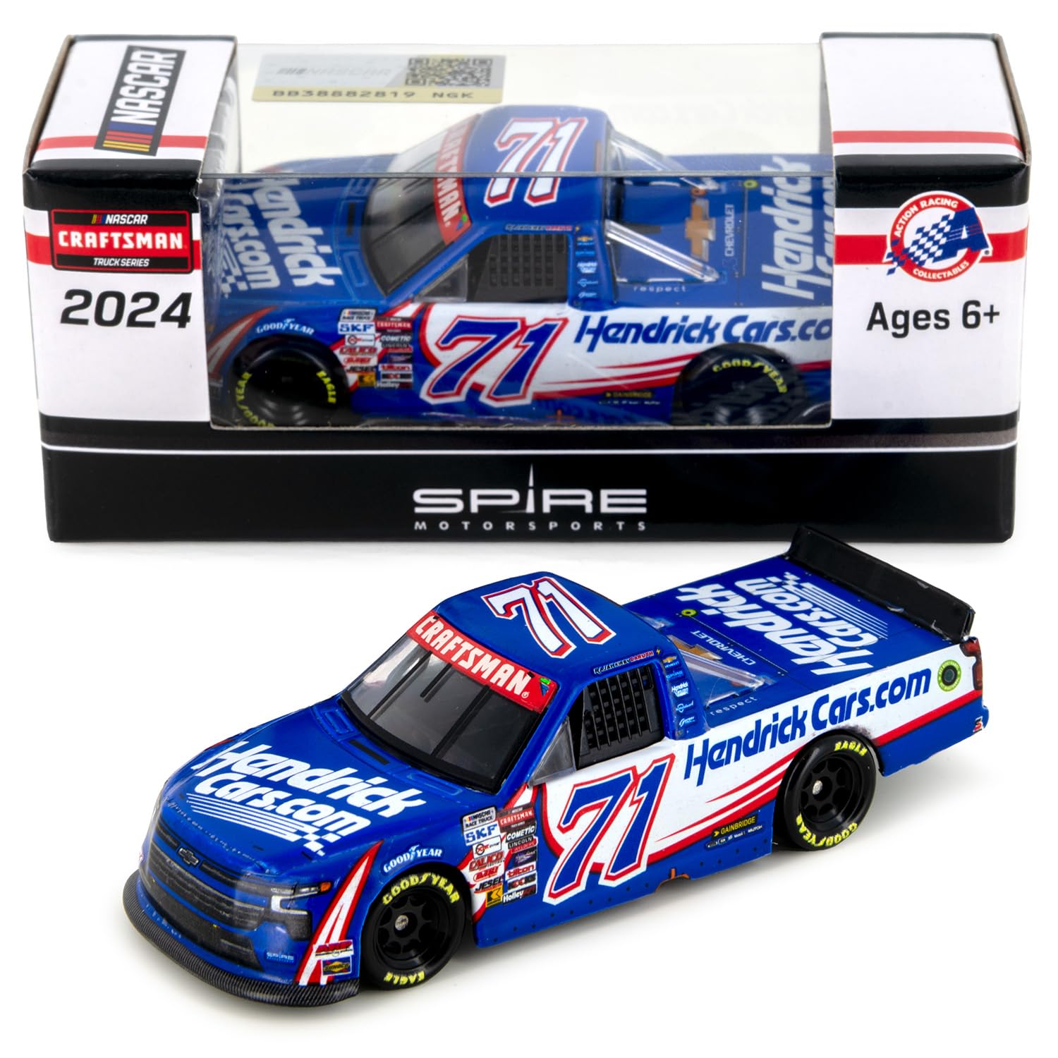 Lionel Racing Rajah Caruth 2024 Las Vegas 1st Career Truck Series Race Win Diecast Car 1:64 Scale