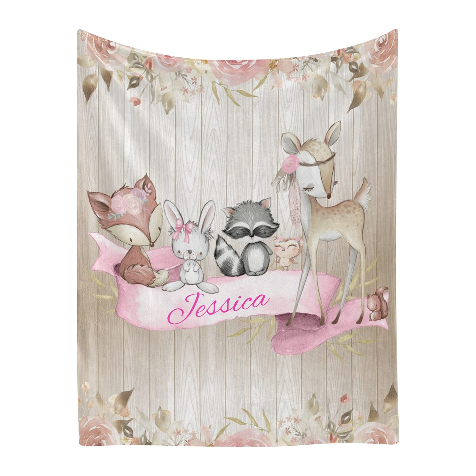 Personalized Baby Blanket With Name - Soft Fleece Blanket For Newborns & Kids (30" X 40") - View #9