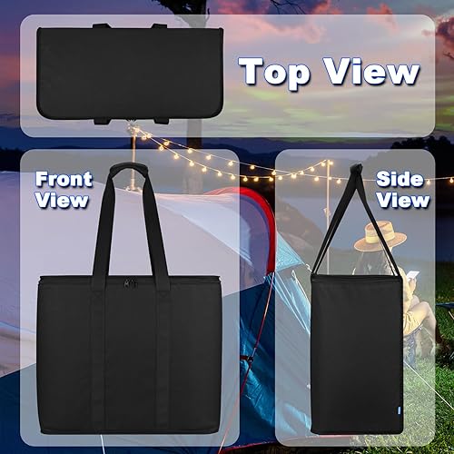 Miniatura 3 de Xxerciz Bolsa de transporte para colchón de aire King Koil TwinQueen, colchones de aire de camping resistente, bolsa de almacenamiento con correas,