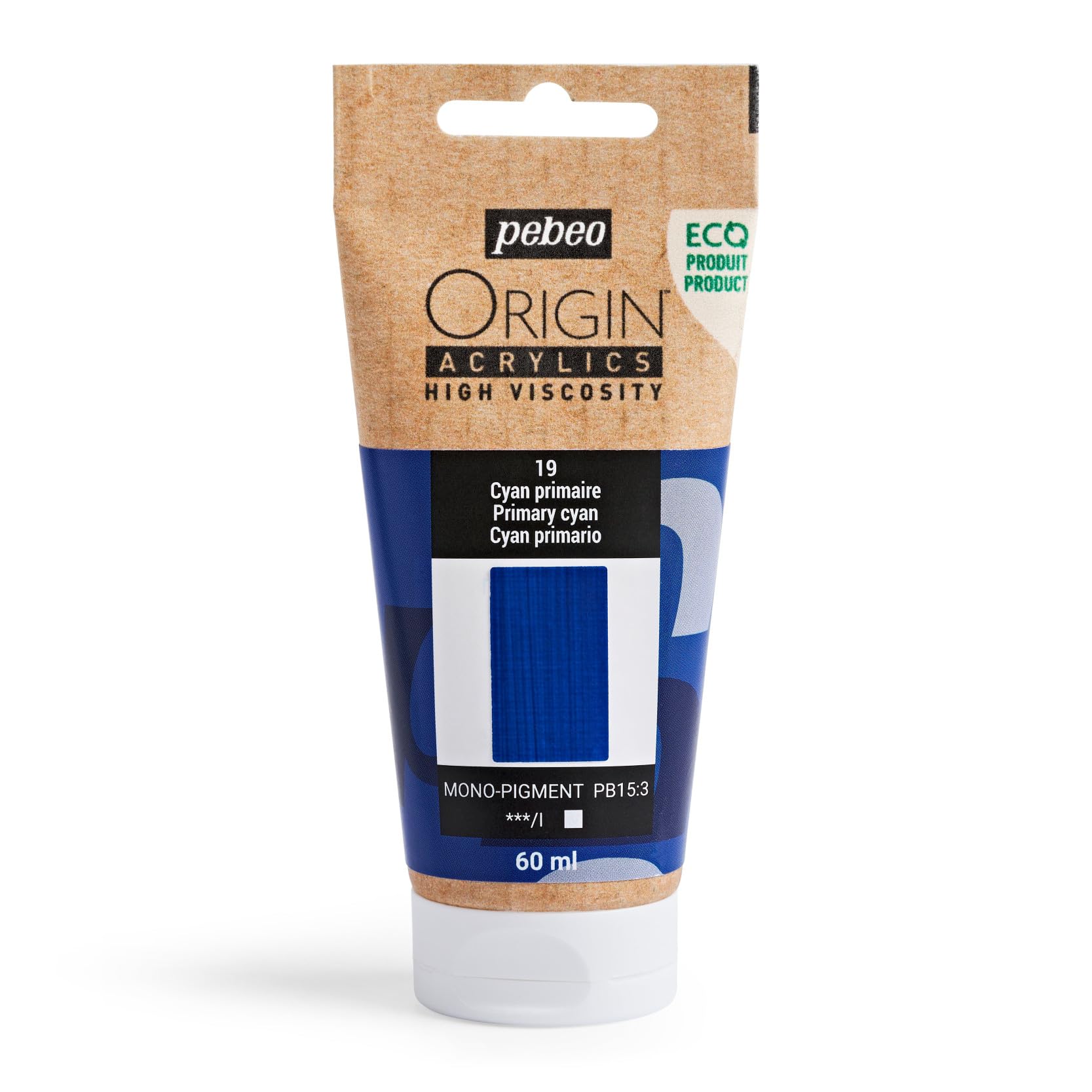 Pebeo Blue Origin Cyan Acrylic Paint 60Ml
