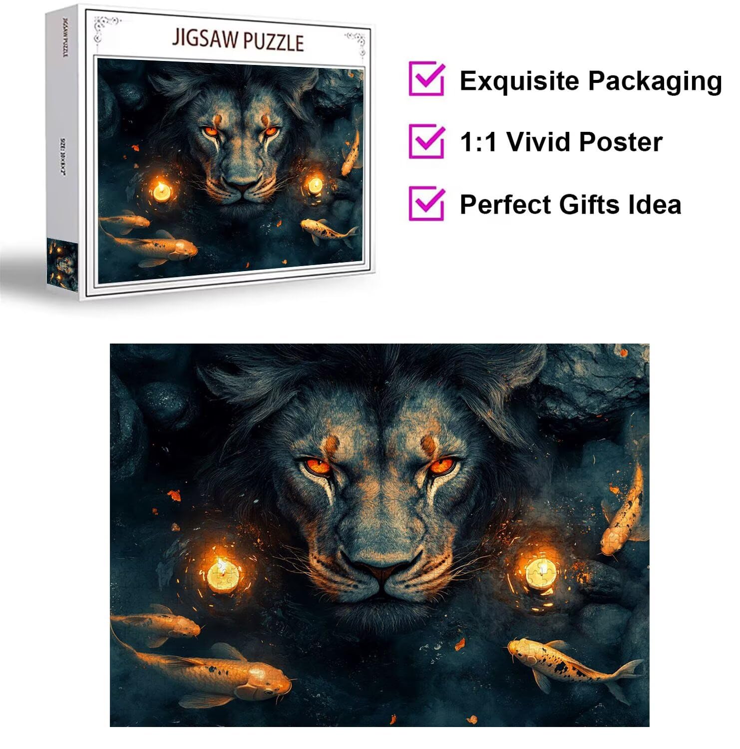 Puzzle 6000 Pezzi animale Puzzle Classici per Gioco Familiare, n-746