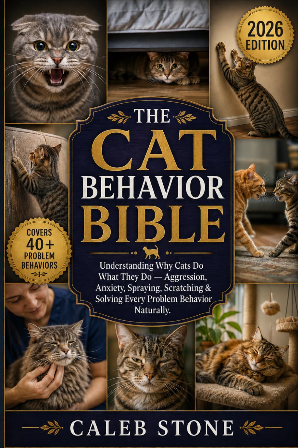 The Cat Behavior Bible: Understanding Why Cats Do What They Do — Aggression, Anxiety, Spraying, Scratching & Solving Every Problem Behavior Naturally.