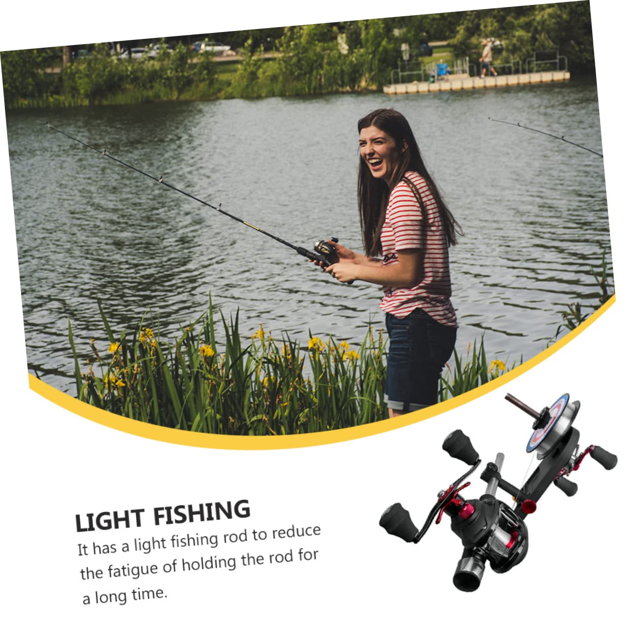 Toyvian Portable Fishing Line Winder Spooling System Adjustable Reel Tool for Installation Durable Design for Fishing Enthusiasts for Baitcasting