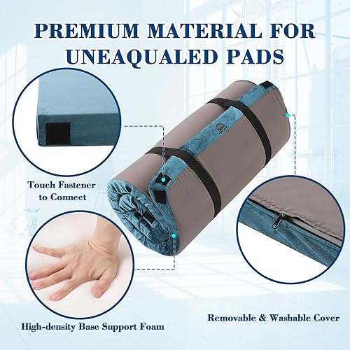 Miniatura 8 de Tienda de mochilero para 1 persona para colchón de camping de 4 estaciones y espuma