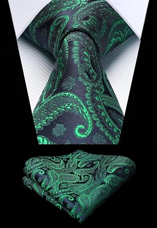 Enlision Boys Tie Kids Necktie with Pocket Square Set Ties for Boy Formal Neck Strap Youth Tie for Kids Party School
