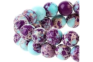 Purple-Blue Jasper Beads: Unveil the Enchanting Depths of Jasper Gemstone