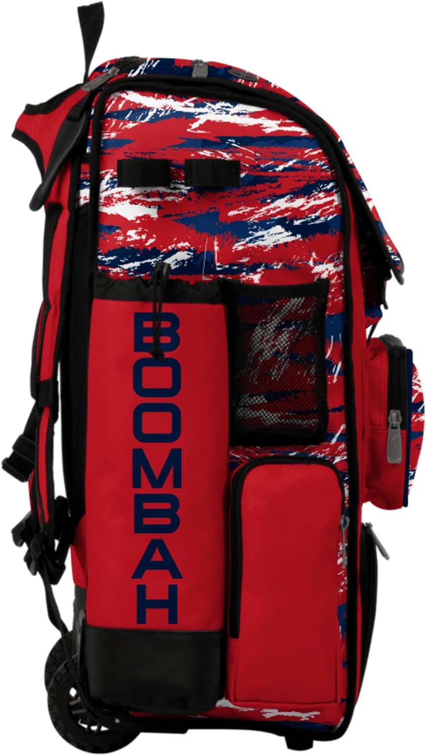 Boombah Superpack Hybrid Rolling Bat Bag - Wheeled & Backpack Version - Razor Multiple Colors