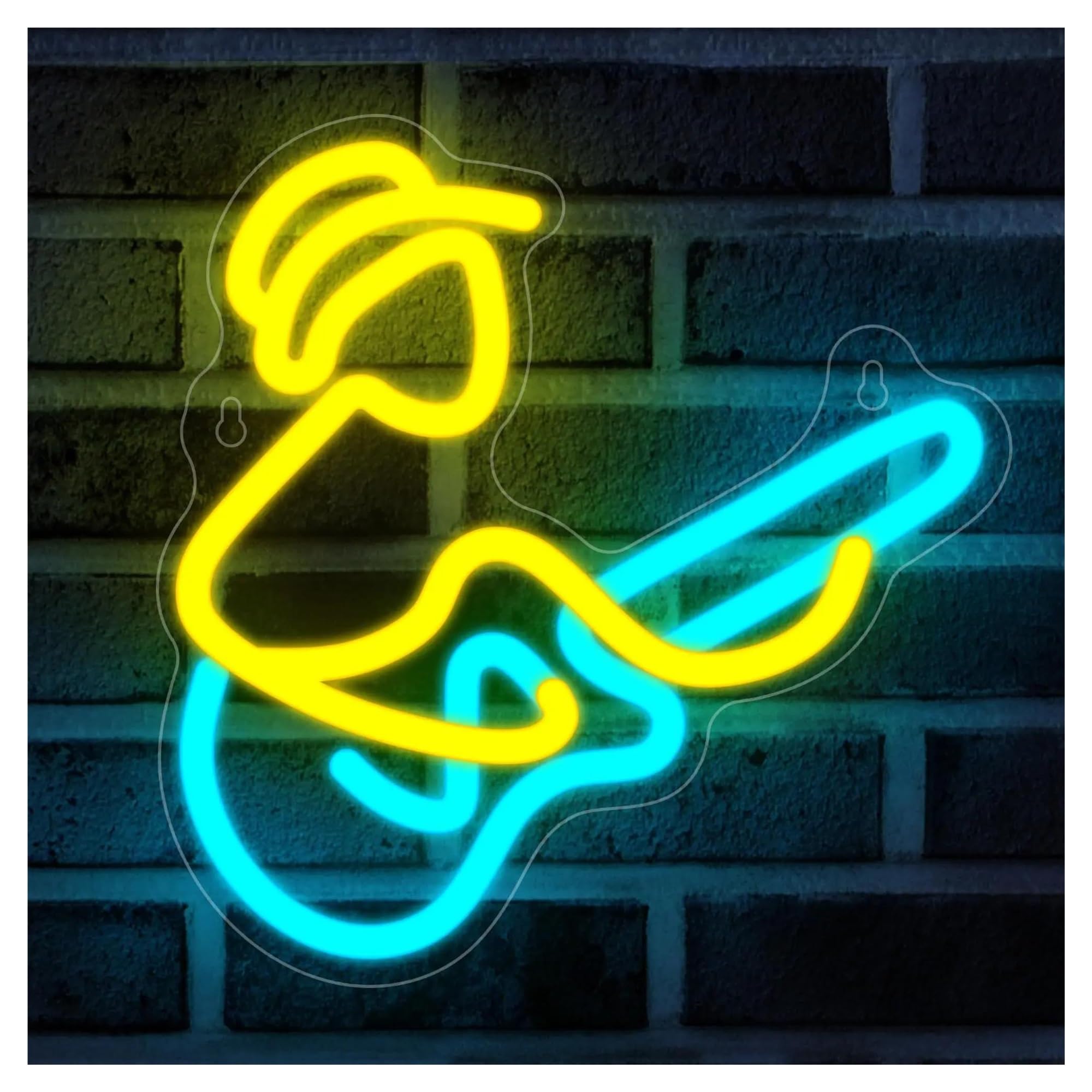 LEMST Sign Lamp Guitarist Neon Sign, Suitable for Music Room, Bar and Stage Background Decoration 29.52x28.92cm