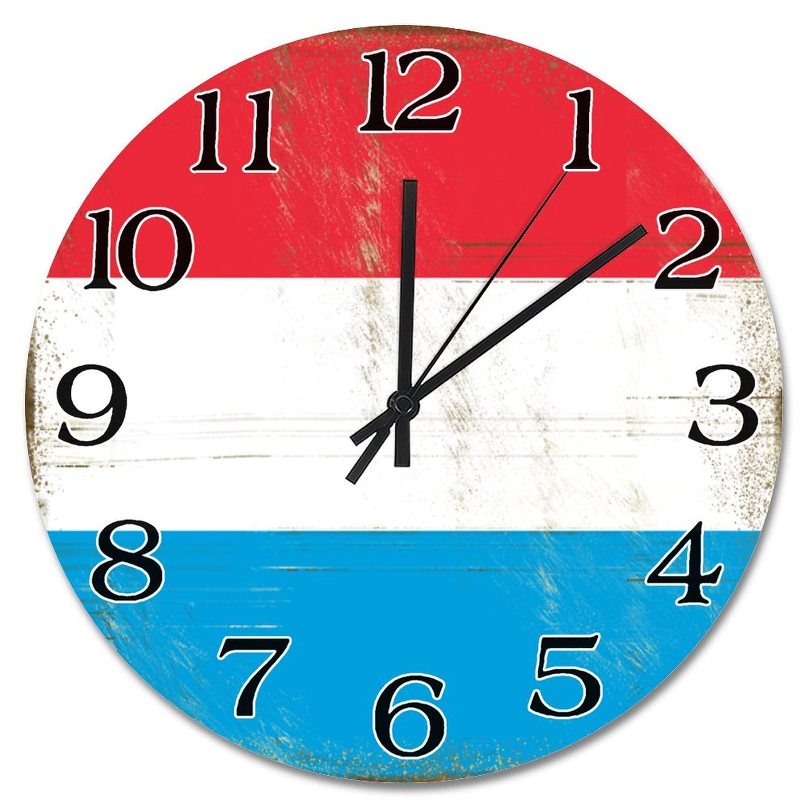 Horloge murale Luxembourg cadeau idéal décoration salon et maison