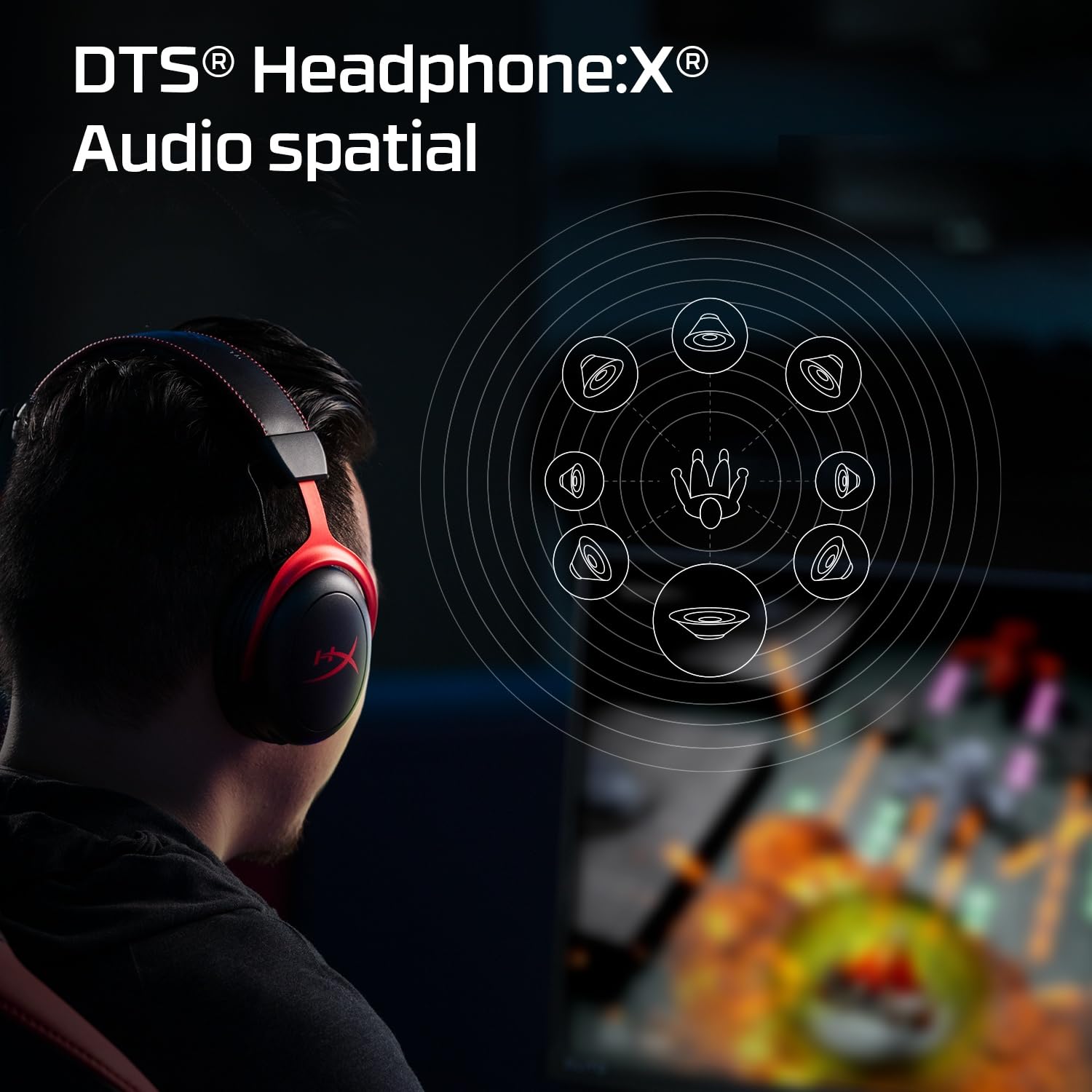 Kingston Technology HHSC2X-BA-RD/G Casque et Micro