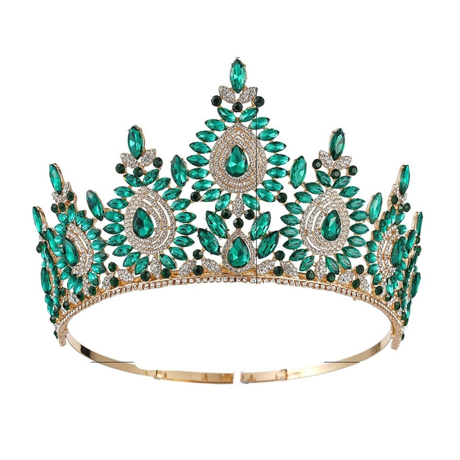 Corona da principessa in cristallo regolabile per donna, tiara per concorso di bellezza per compleanno nuziale