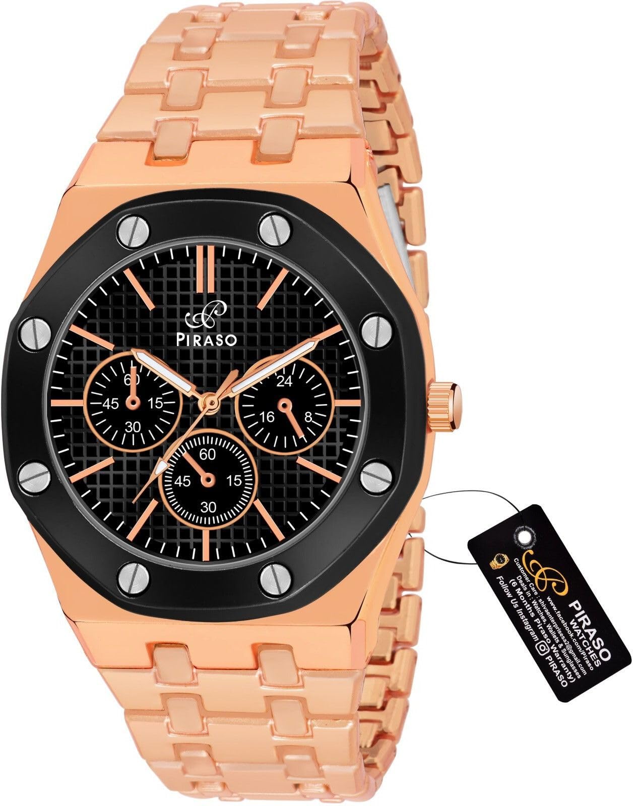 MEN New Look Dial And Stainless Steel Chain Analog Watch for Men-image-39