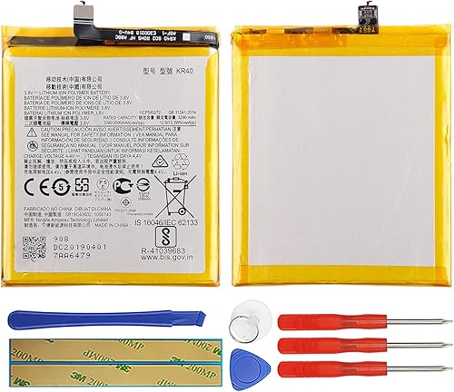 Vista 7 de Duotipa Batería MG50 compatible con Moto G9 Plus con kit de herramientas de reparación