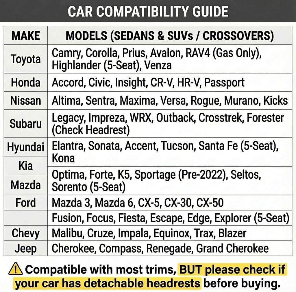 LINGVIDO Full Set Car Seat Covers, Faux Nappa Leather, Airbag Compatible and Waterproof Protectors for Sedans SUVs, Breathable Interior for Active Families, Pets, and Commuters (5 Seats, Beige)