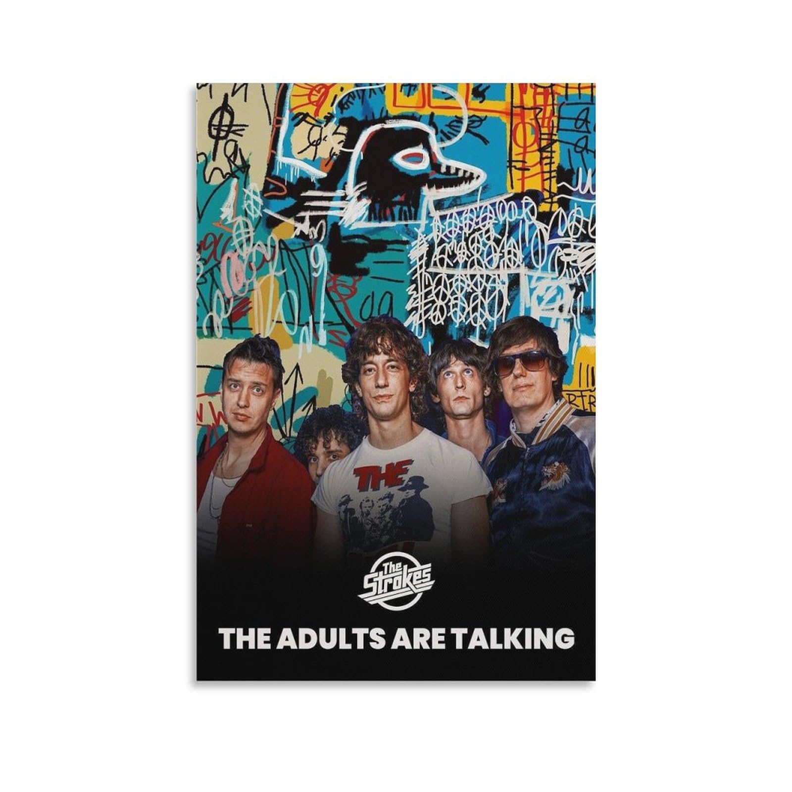 JIANGDAOLI The New Abnormal The Strokes 29 Canvas Poster Wall Decorative Art Painting Living Room Bedroom Decoration Gift Unframe-style24x36inch(60x90cm)