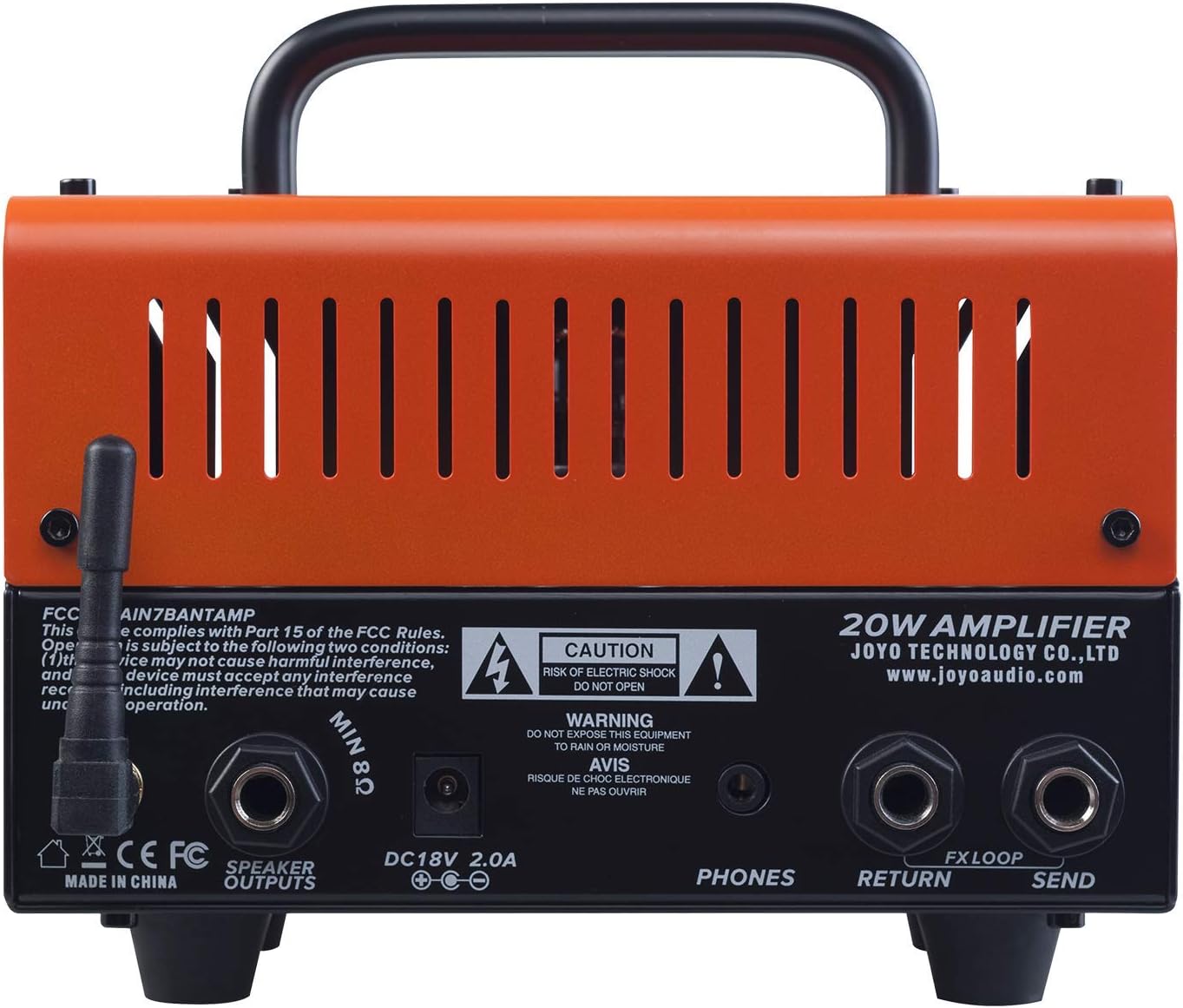 JOYO FIREBRAND Amplifier 20 Watt Hybrid Mini Tube Head Bluetooth BanTamp Series