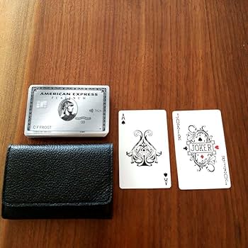【非売品】アメリカエクスプレス　トランプ　アメックス 非売品】 アメックス プラチナ カードケース＆トランプ ギフト