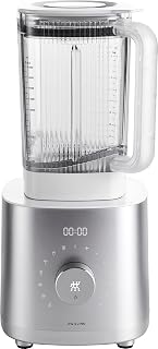 ZWILLING ENFINIGY Hochleistungsstandmixer Pro 1.8 Liter, Mixer mit Edelstahl-Winglet-Klinge & Gleichstrommotor, Silber