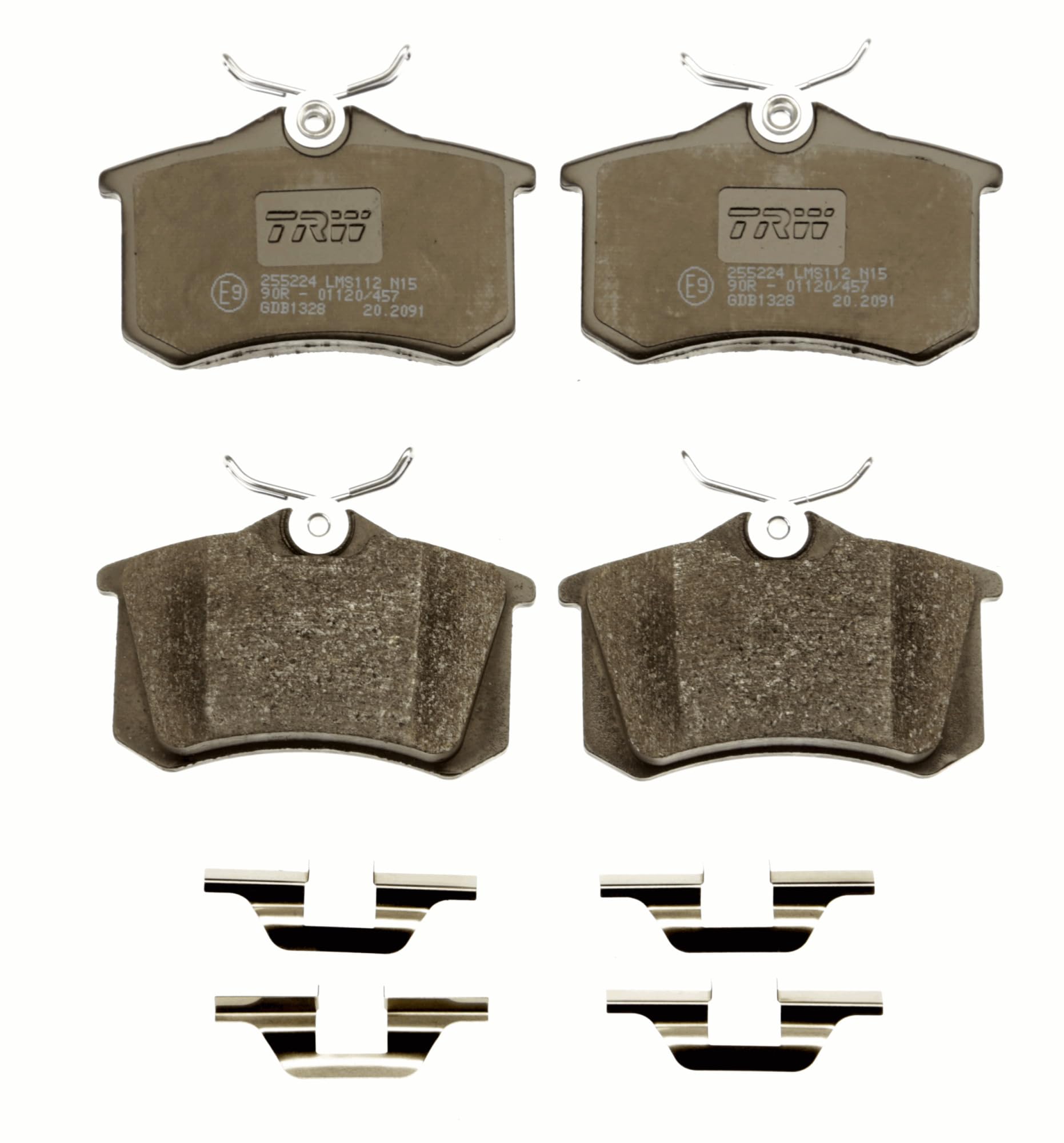 Kit de Plaquettes de Frein TRW GDB1328 pour Peugeot 207 - Essieu Arrière