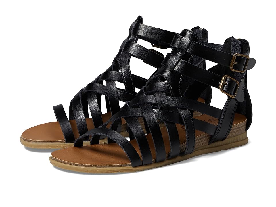 Blowfish Malibu Bolivia (Black Die Cut) Women's Shoes INTERNATIONAL SHIPPING