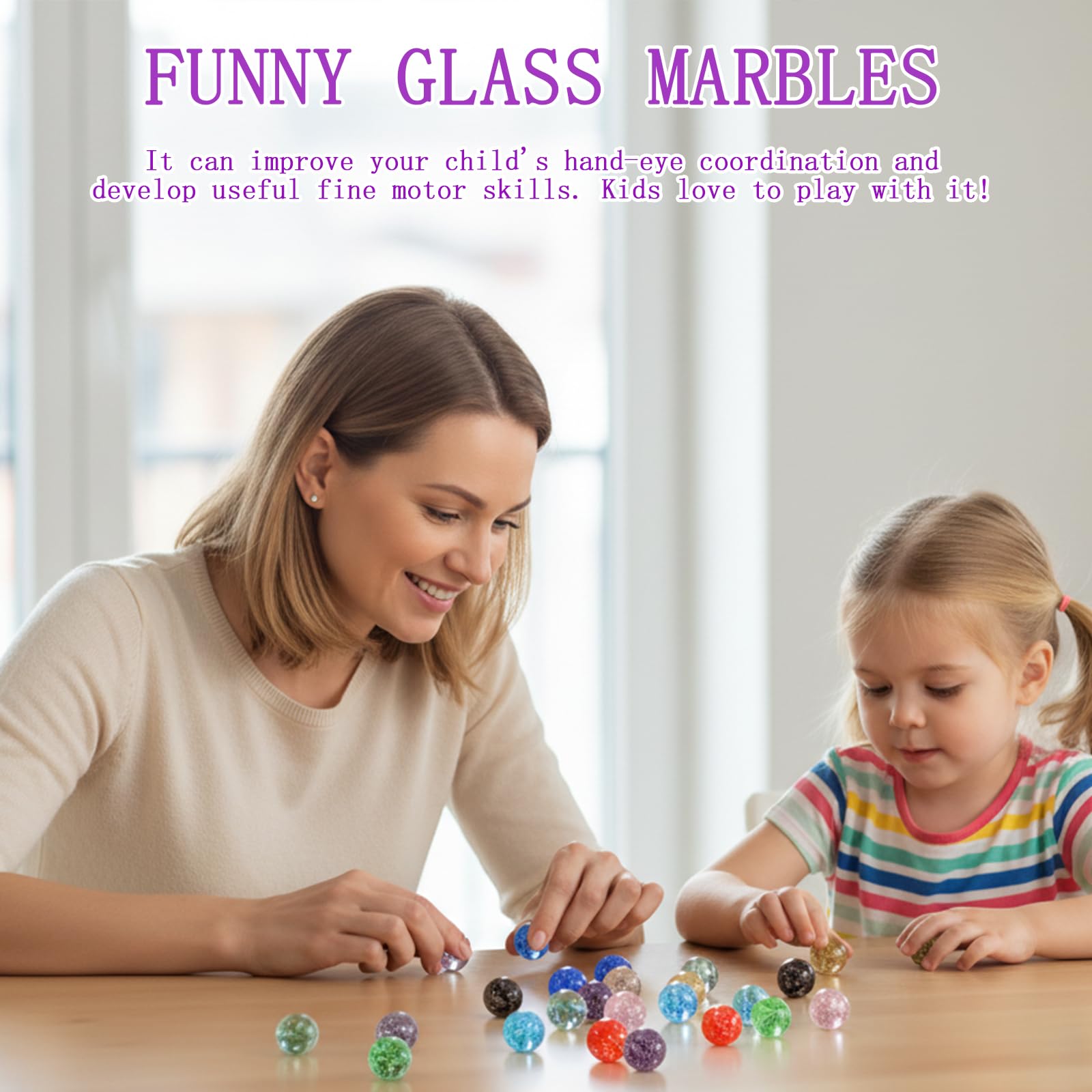 30 PCS Canicas Que Brillan en la Oscuridad 12mm MáRmoles de Cristal Que Brillan En la Oscuridad Brillan en la Canicas MáRmoles