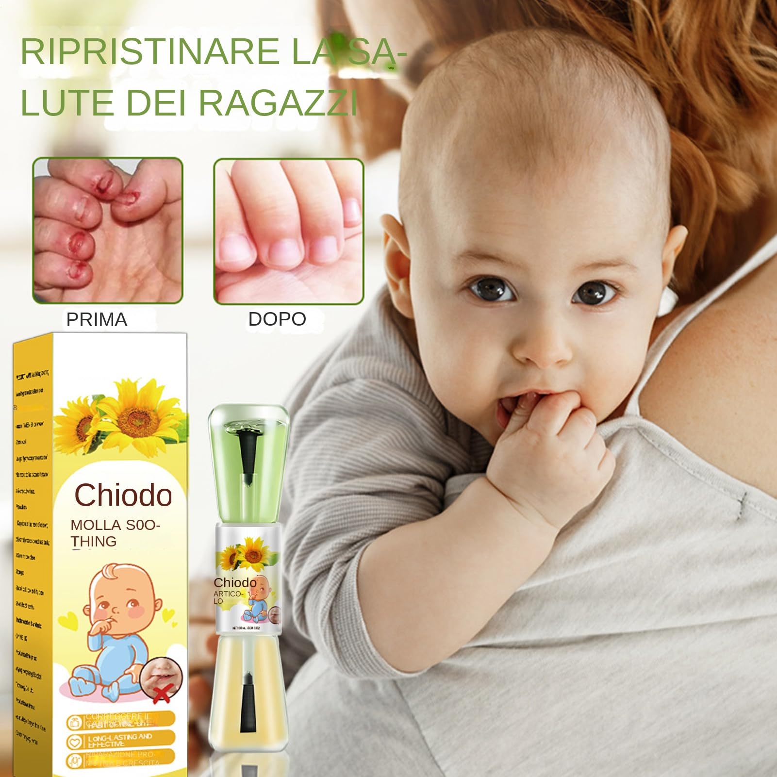 Smalto Per Unghie Toddler 10 Ml - Smalto Liquido Per La Cura Delle Unghie Al Gusto Amaro Alle Erbe, Smalto Per Prevenire Il Morso Delle Unghie Dei Bambini | Uso Giorno E Notte Per Bambini